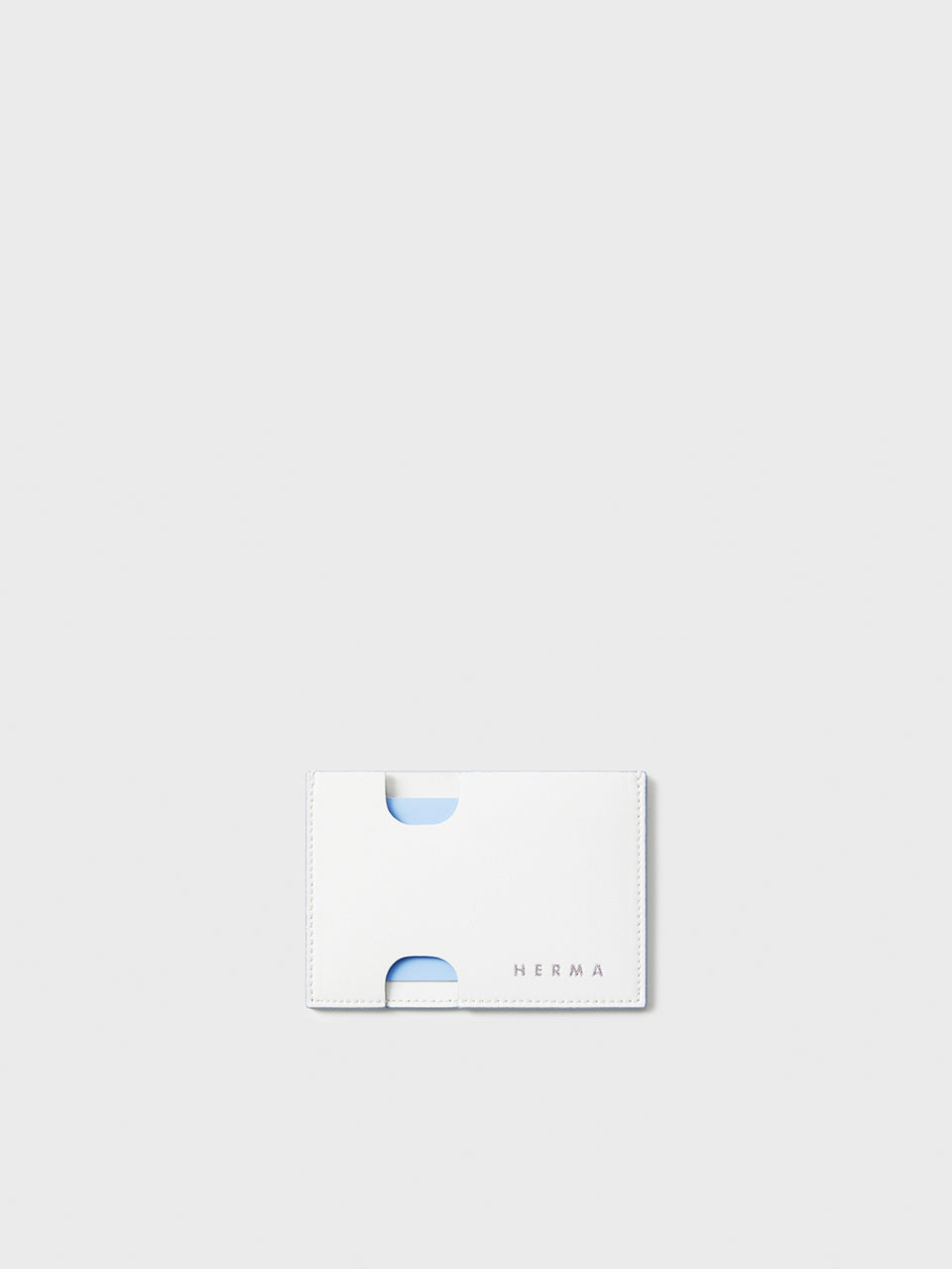 H 카드 홀더 화이트 블루벨 엣지