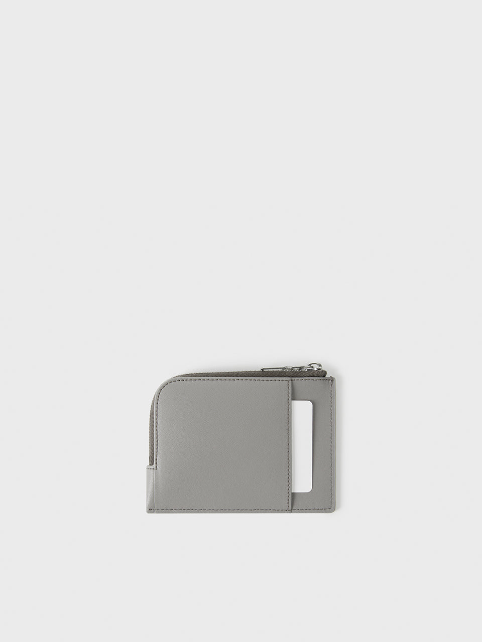 아크 지퍼 카드 홀더 그레이